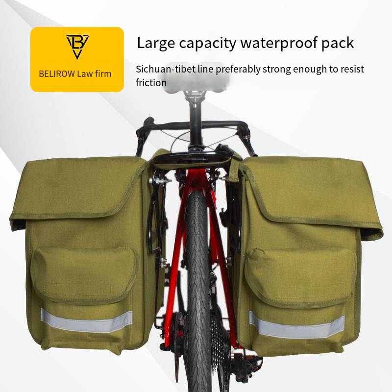 Large Capacity Bike Rear Bag D - đánh giá và giá Panniers Waterproof Rear