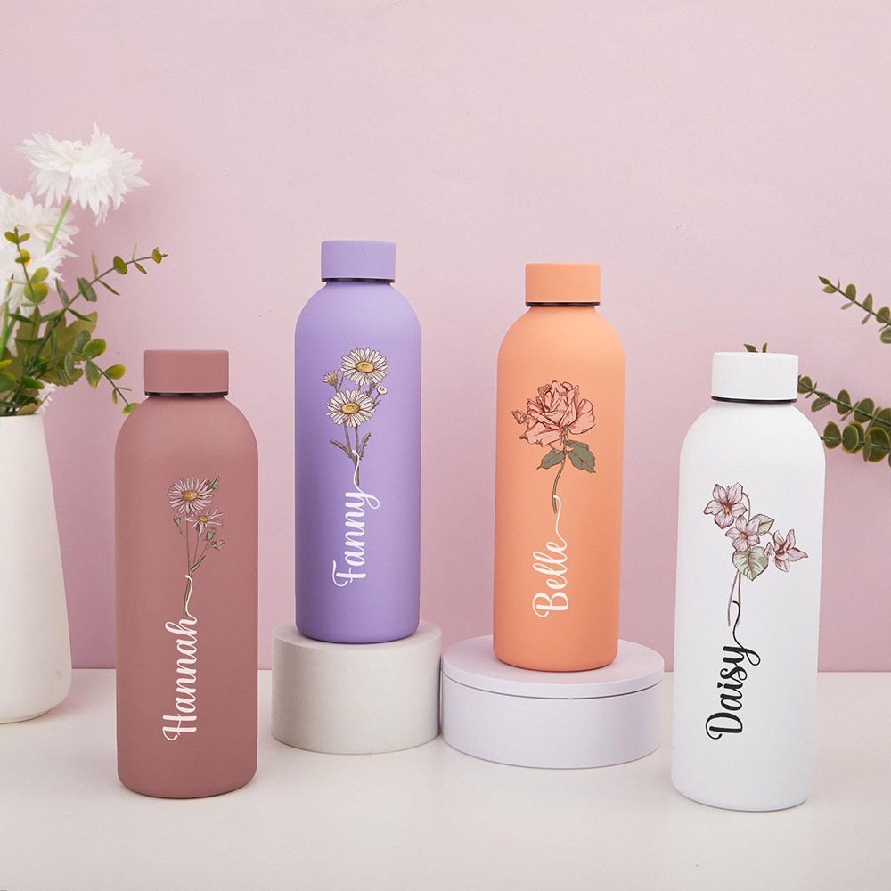 Customized Floral Water Bottle - đánh giá và giá Commuting By Bike