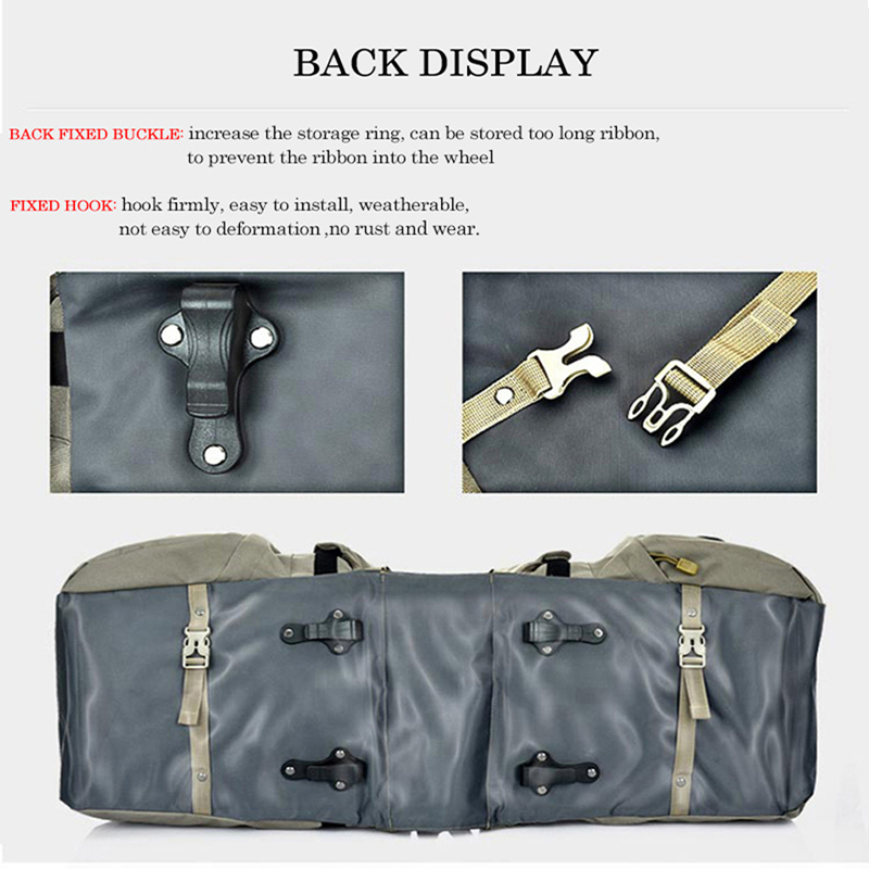 Bike Rear Rack Double Pannier  - đánh giá và giá Panniers Waterproof Rear