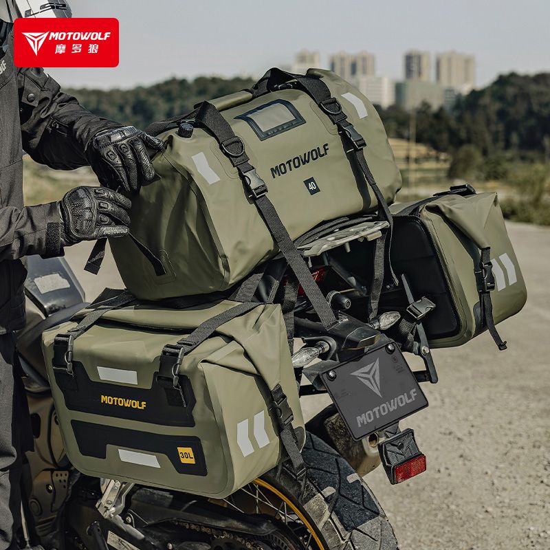 Motowolf Waterproof Large Capa - đánh giá và giá Panniers Waterproof Rear