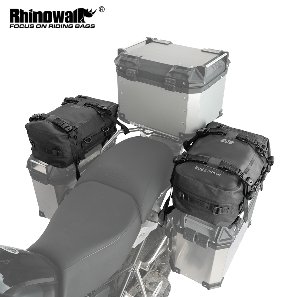 Rhinowalk Motorcycle Box Top P - đánh giá và giá Panniers Waterproof Rear