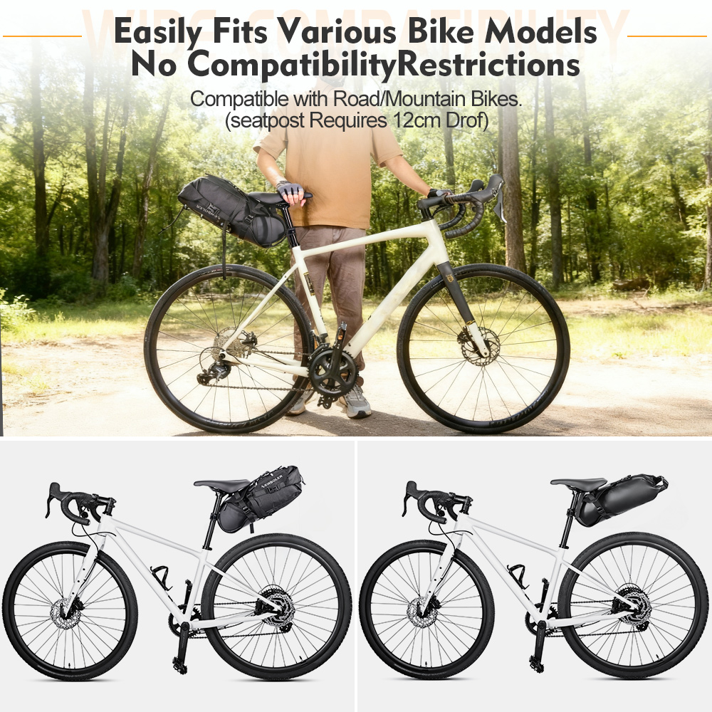 NEWBOLER Bicycle Saddle Bag Ho - đánh giá và giá Panniers Waterproof Rear