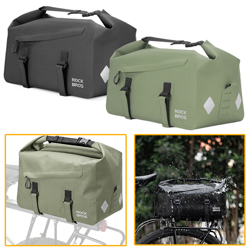 Bicycle Shelf Bag Expandable 1 - đánh giá và giá Panniers Waterproof Rear